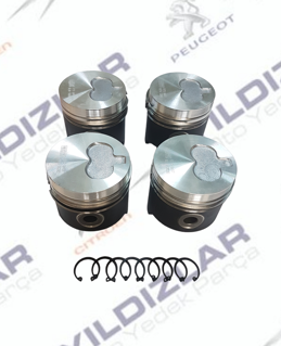 Citroen Piston Segman STD 1.9 Düz (Takım) 0628F6-062817-062818 resmi