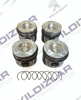 Citroen Piston Segman STD 0.40 Kısa 1.6 HDI 16 V (Takım) 0628V1-0628W0-0628R4 resmi