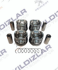 Citroen Piston Segman STD 1.6 HDI 16V 0.40 Kısa (Takım) 0628V1-0628W0-0628R4 resmi